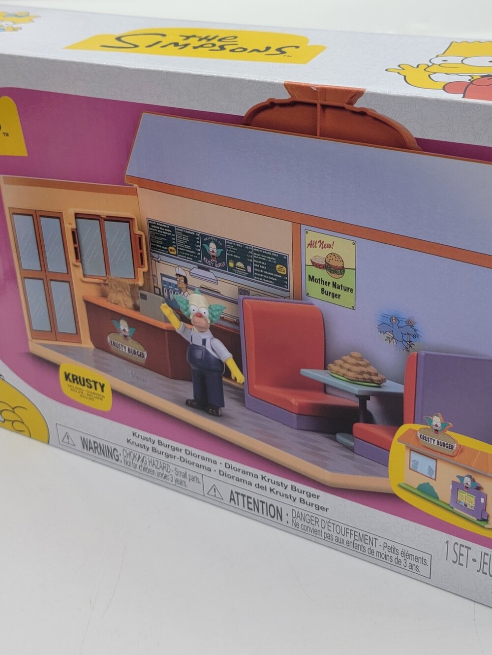 The Simpsons Krusty Burger Playset w/ Action Figure New in Box!